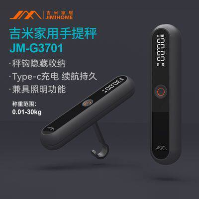 家居高精度手提电子秤30kg便携迷你家用称挂钩小型秤JM-G3701
