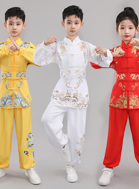 儿童武术服表演服运动会少儿功夫比赛演出服学生太极拳武术训练服