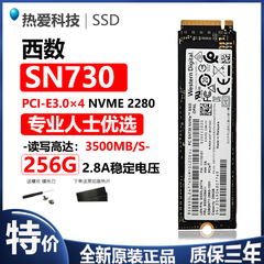 西数 SN730 256G M.2 PCIE NVME m2固态硬盘250G 笔记本SSD SN750