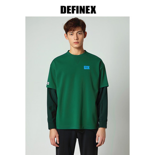 衬衫 一件不留清仓 日系假两件长袖 DEFINEX25春季 卫衣 商场同款