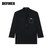 DEFINEX潮牌秋新品 风黑色男女西服休闲潮流外套 职装