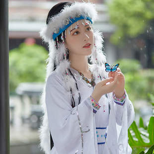 香妃同款衣服女全套含香公主还珠格格影视剧古装超仙网红成人汉服