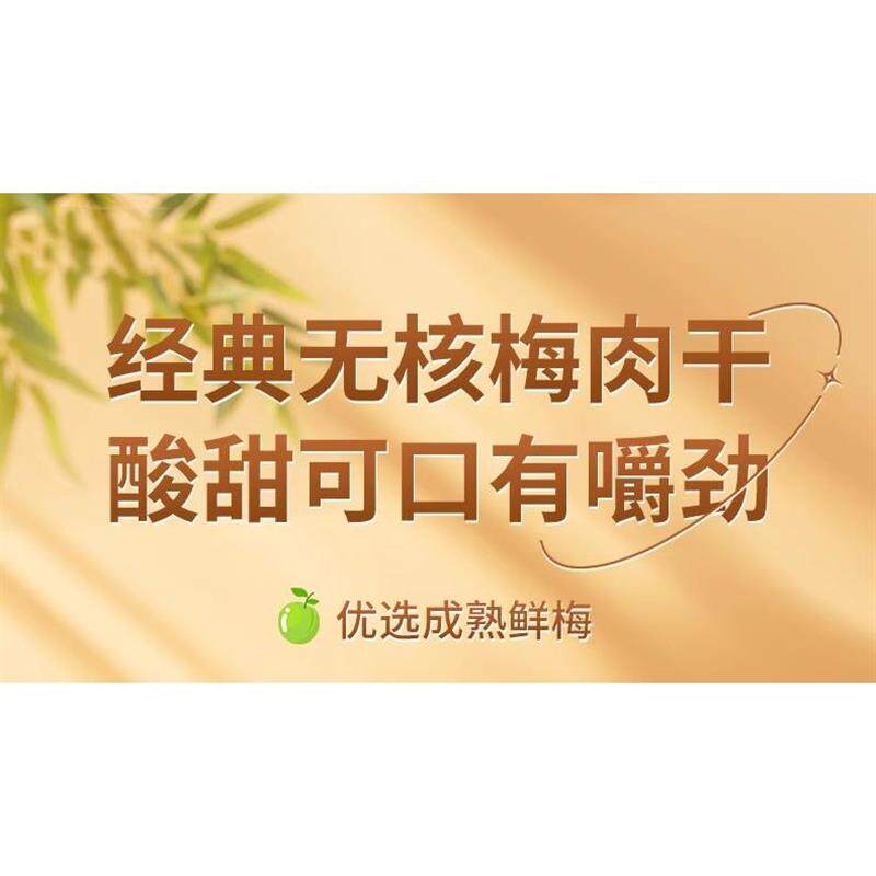 热卖BIG优之味食红梅酸梅肉无核话梅肉蜜饯果干果脯杏子梅子解馋