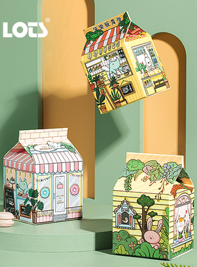 LOTS原创插画音乐盒八音盒小众治愈同学生日礼物女生男生闺蜜女孩