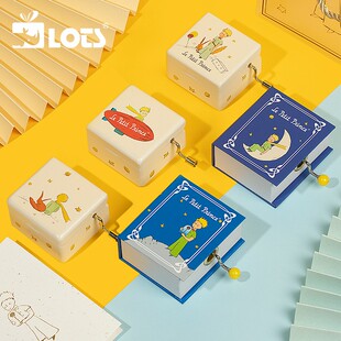 LOTS法国小王子联名八音盒木质音乐盒治愈情人节生日礼物女生男生