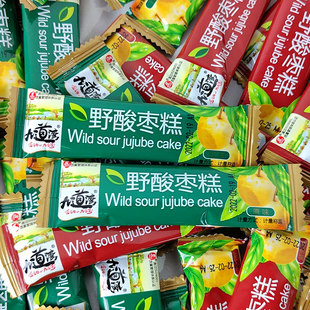九道湾 酸枣糕500g湖南特产南酸枣片干酸枣条零食好吃的蜜饯小吃