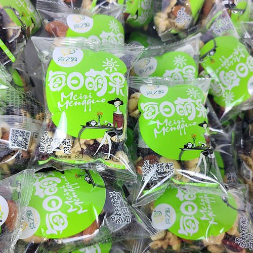 喜之源每日萌果500g巴旦木核桃仁零食综合干果仁腰果混合坚果炒货