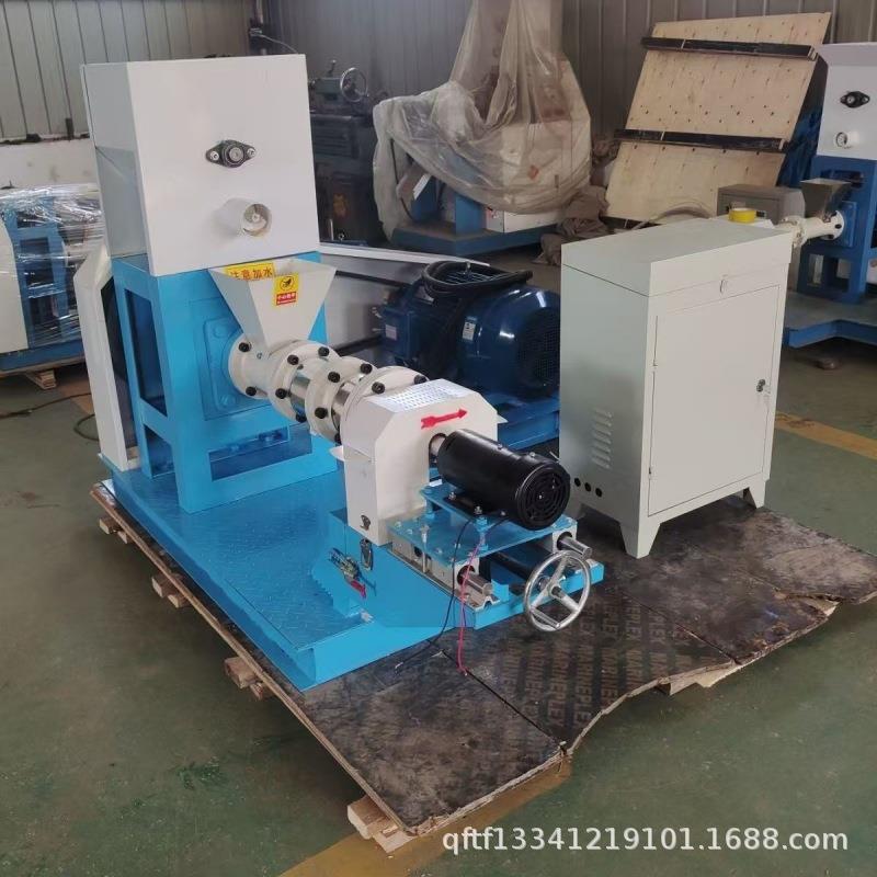 70型商用猫狗粮机水产鱼饲料颗粒机畜牧家畜养殖饲料膨化机