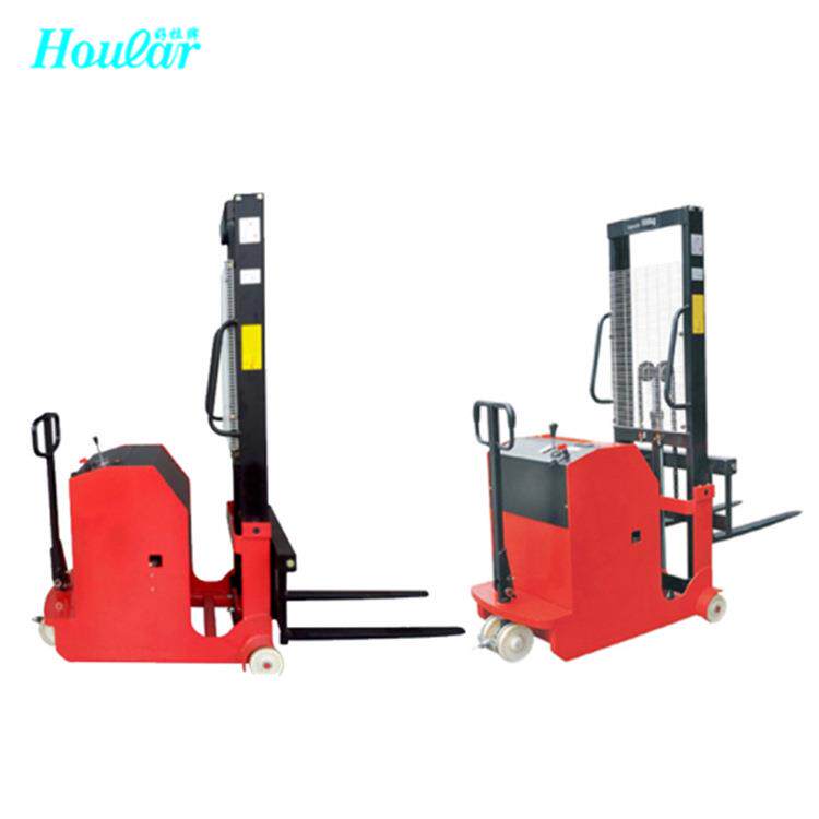 现货供应平衡重式半电动堆高车无支腿堆高叉车EMSB1.0-M2.0