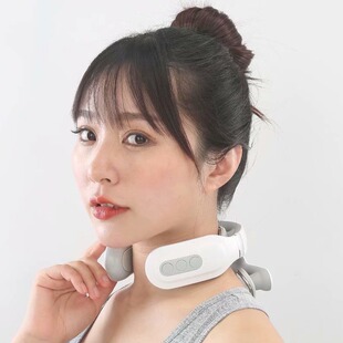 电磁电击脉冲加热颈椎仪理疗仪颈椎按摩仪多功能无线充颈椎按摩器