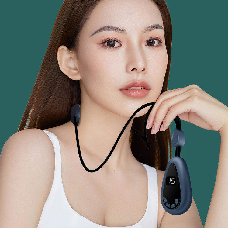 迷你吊坠颈椎仪颈部双脉冲按摩器便携式挂脖仪按摩仪