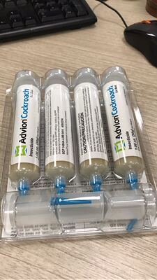 整盒四支装美国cockroach家用公司用蟑螂药小强药饵剂30g/支*4支