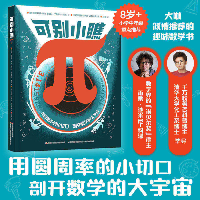 可别小瞧π派正版安妮塔莱曼著圆周率π的故事儿童数学科普百科绘本8岁以上小学三四五六年级课外书必读老师推荐阅读数学思维训练