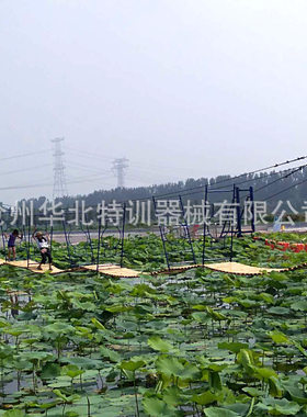 户外景区水上拓展设备网红吊桩摇摆桥 儿童趣味闯关秋千桥 浮板桥