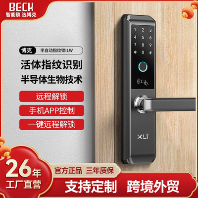 BECK博克防盗门指纹锁酒店宾馆涂鸦智能密码锁民宿wifi指纹锁I1W