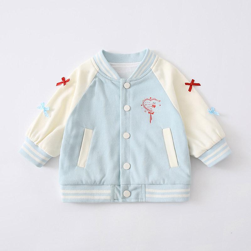 婴儿春秋棒球服婴幼儿秋季衣服宝宝新生儿秋装外套外出服上衣抱衣