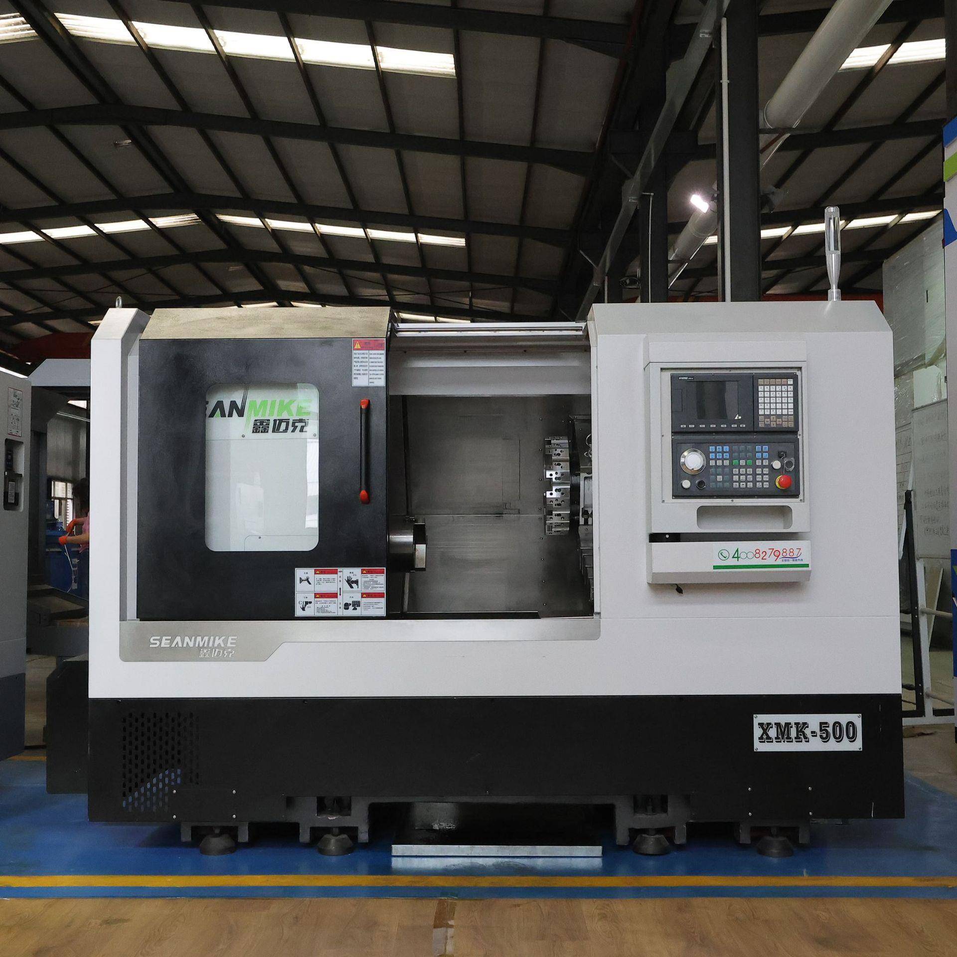 斜轨数控车床机床车铣复合卧式斜车高精密全自动上下料加工中心SM