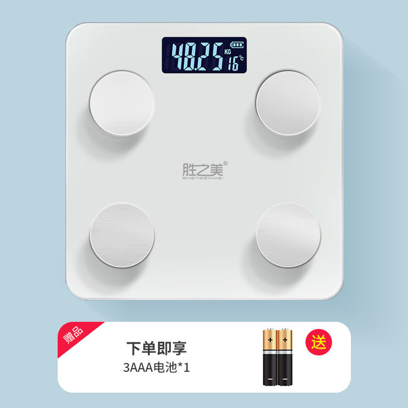 智能蓝牙体脂秤 家用电子秤体脂测量okok APP健康秤 体脂秤