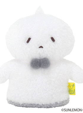 日本sunlemon仿真白色妖怪玩偶毛绒公仔儿童玩具娃娃生日女生礼物
