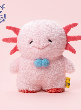 日本sunlemon蝾螈玩偶站立公仔毛绒玩具可爱娃娃儿童生日礼物女生