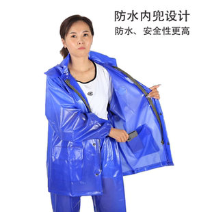 雨衣雨裤套装分体采茶农活渔业雨披工程牛筋海胶软料包不渗水户外