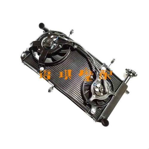 适用于贝纳利大魔鬼752S BJ750GS水箱组件总成水冷散热器散热器