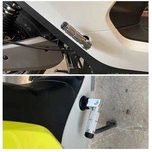 N100改装 适用九号电动车N70C N90C N85C 铝合金折叠后脚踏 N80C