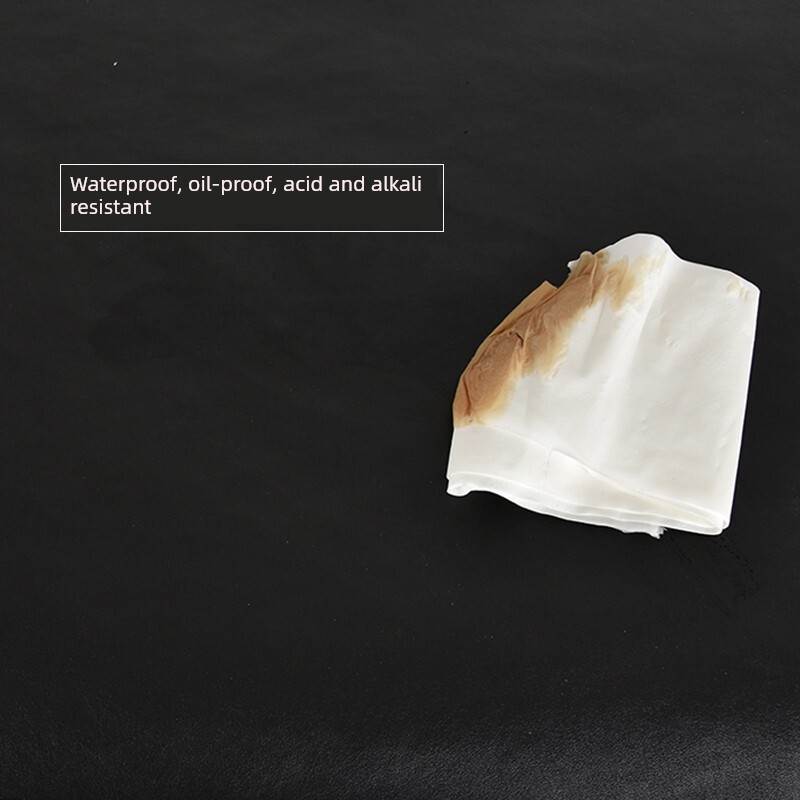 Pu革加厚水专用餐饮皮围裙防水防油软皮男女后厨工作服