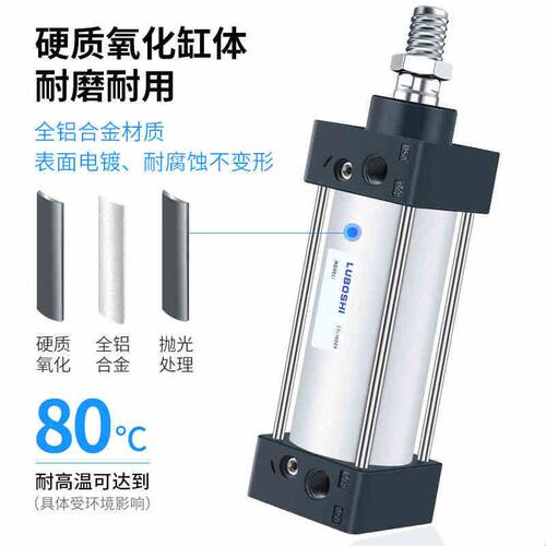 SC标准气缸SC80*25/50/75/100/125/150/175/200/250/300/350/400S