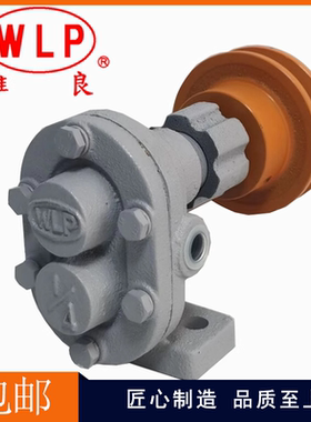 WLP外齿轮泵浦1/8 1/4螺丝机油泵头搓牙机油泵机床润滑油泵