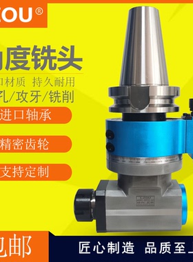 LZOU利洲90度角度头侧铣头横铣头BT40BT50龙门加工中心角度铣头