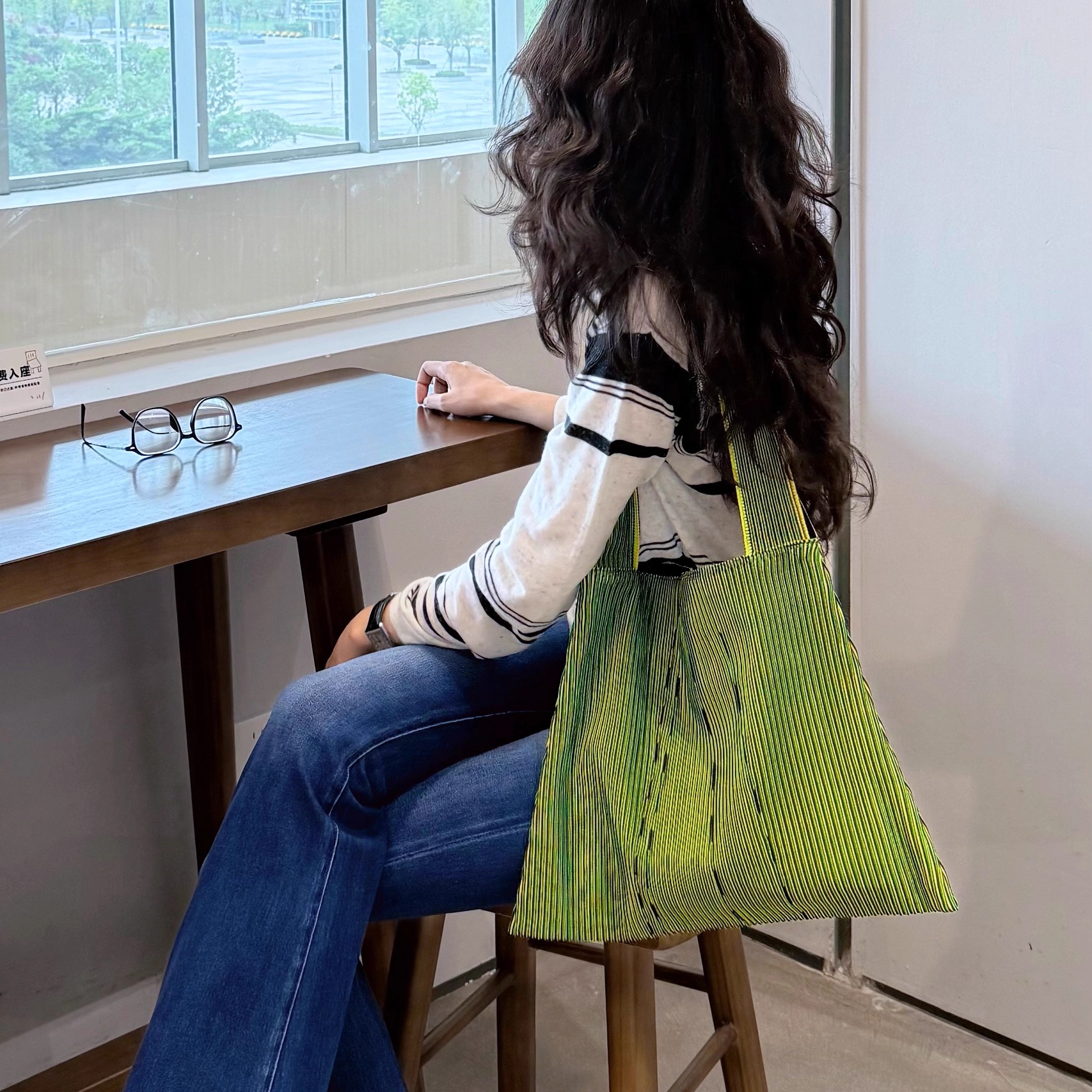 渐变色原创小众托特包大容量