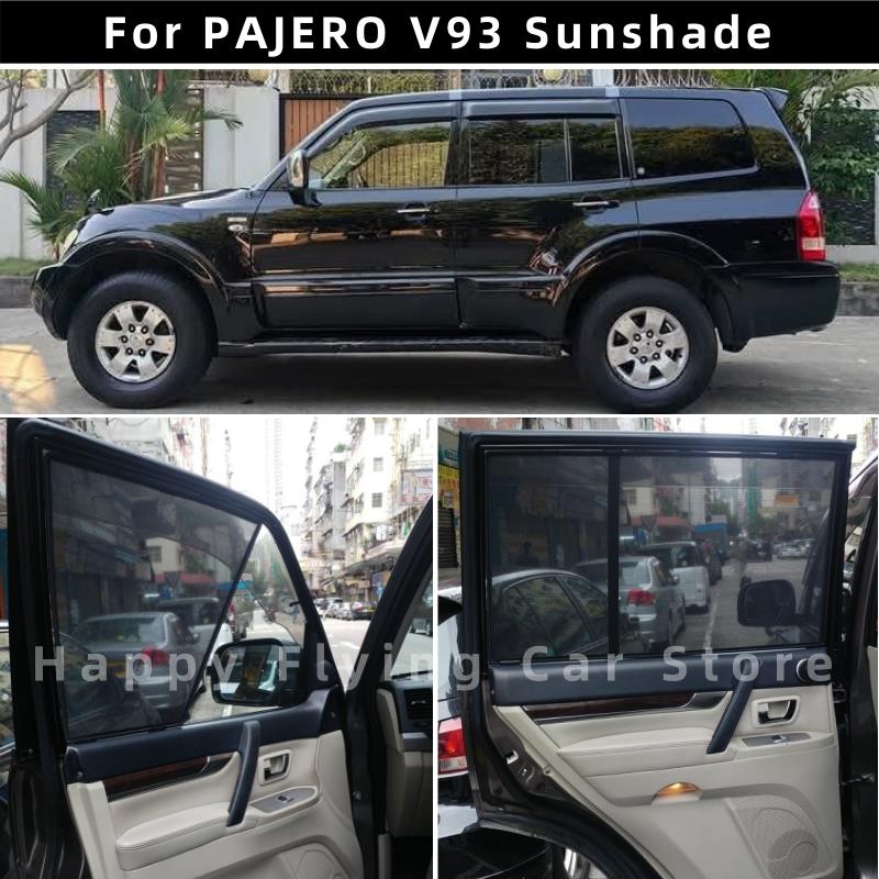 适用港版右舵三菱帕杰罗Pajero V93遮阳帘太阳挡板车窗网sunshade
