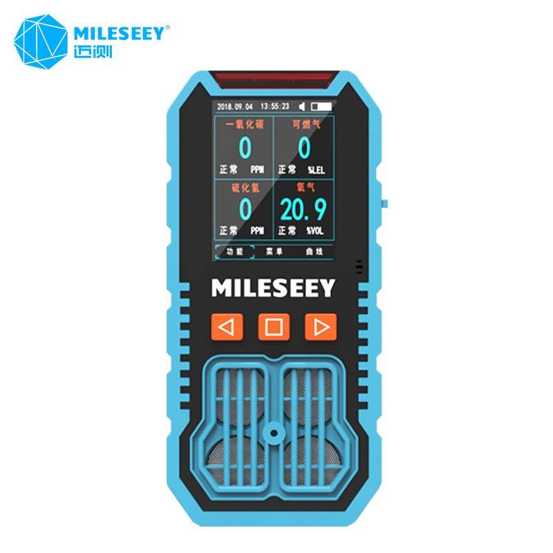 迈测（MiLESEEY）四合一有毒有害气体检测仪可燃氧气一氧化碳硫化