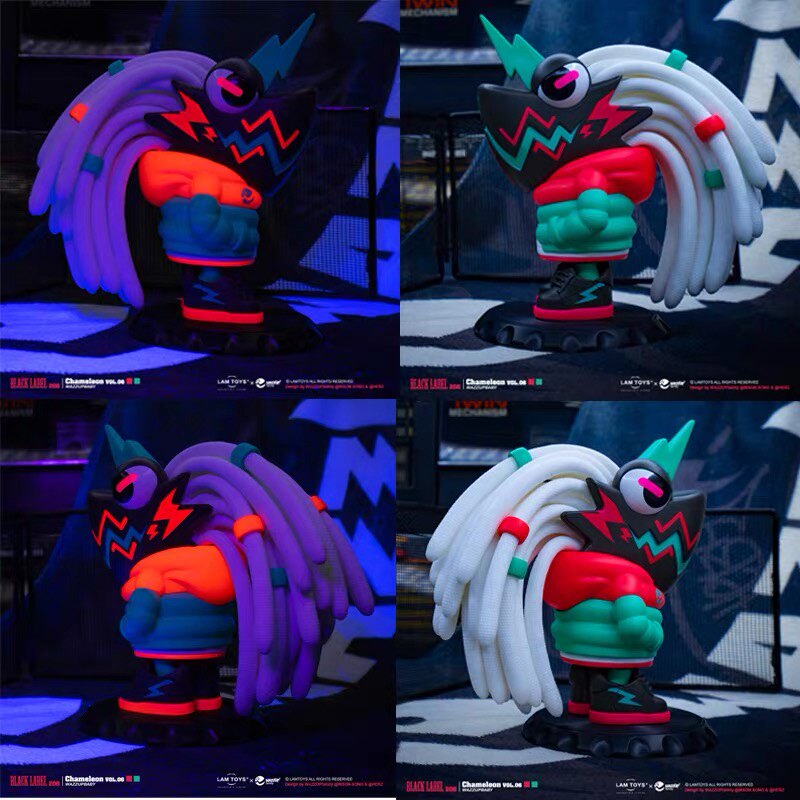 变色龙盲盒第6代脏辫手办潮玩动漫周边玩具公仔模型摆件桌面