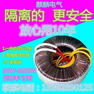 铝线环形变压器环牛500W220W380V转60V48V70v110v单双36V12V火牛