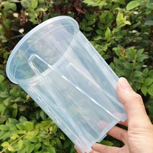 专用青山控根盆透水透气不烂根加厚透明大中小号塑料花盆观根