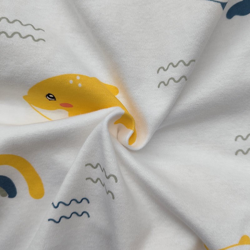 婴儿童宝宝45X28蝶形全棉记忆枕头套弹力针织棉A类枕芯套