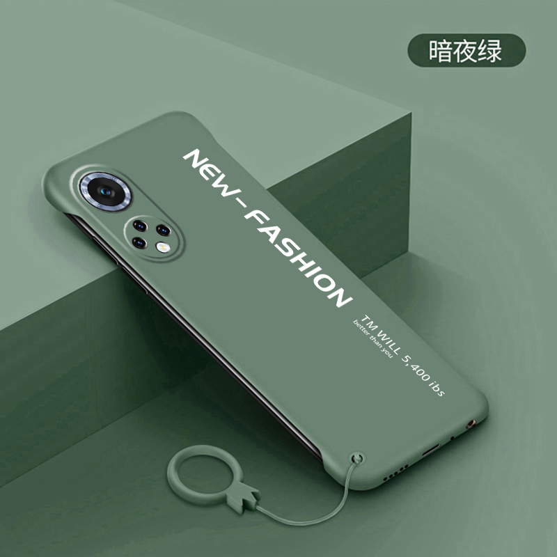 适用华为nova9手机壳Nova9pro无边框超薄磨砂硬壳nova9pro英文款5g新品潮por全包防摔男女个性简约网红外壳
