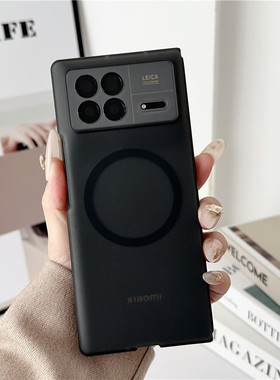 适用小米mixfold3手机壳新款MIX FOLD3折叠屏超薄磨砂磁吸保护套全包镜头防摔MIXfold3外壳简约限量5G男女