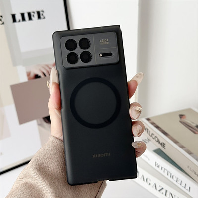 适用小米mixfold3手机壳新款MIX FOLD3折叠屏超薄磨砂磁吸保护套全包镜头防摔MIXfold3外壳简约限量5G男女