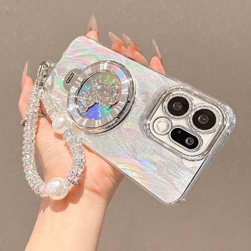羽纱适用oppofindx9手机壳新款Findx8pro网红女款findx8S+全包镜头膜X9Ultra外壳x7旋转马支架防摔保护套手链