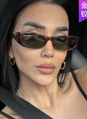 英系coss koko窄框椭圆太阳镜新款欧美个性时尚太阳眼镜防紫外线