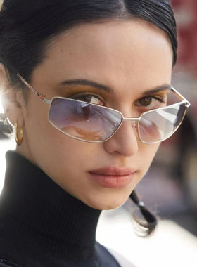 英系coss koko金属小框复古太阳镜欧美时尚潮流新款墨镜防紫外线