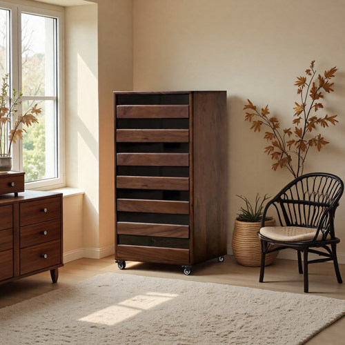 木鱼季节高端牙科柜实木榫卯工艺