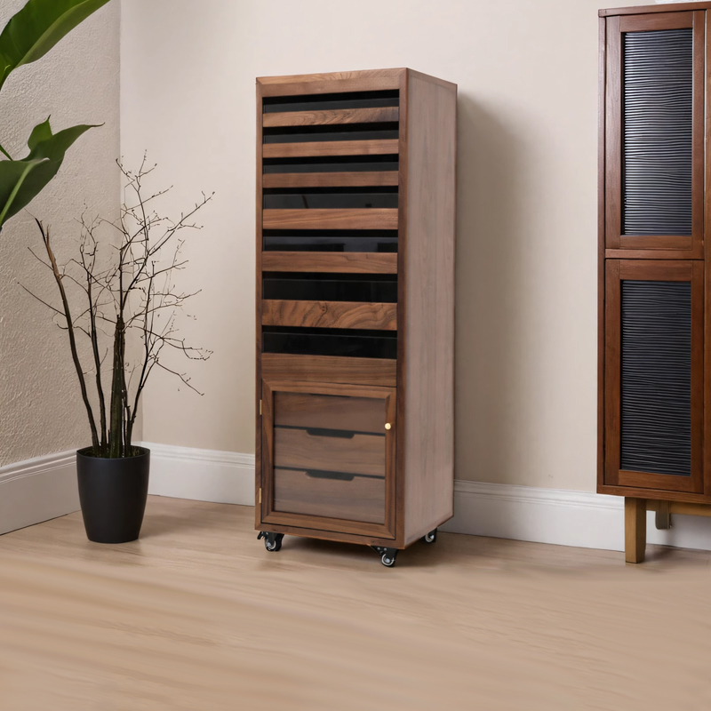 木鱼季节边几推车珠宝文玩收纳柜