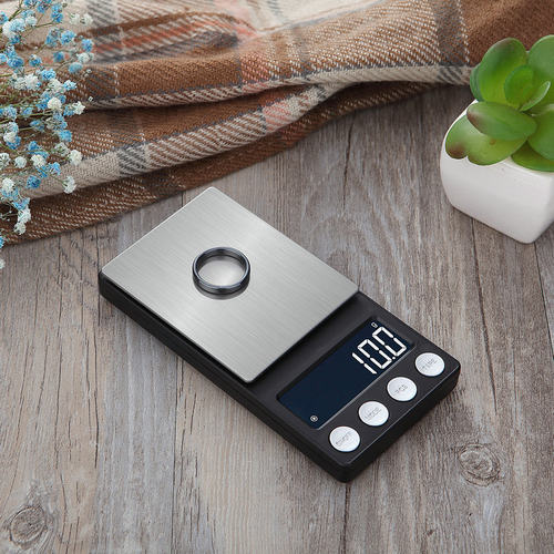 茶叶珠宝秤口袋秤 0.01g中药秤高精度精密电子称克拉秤200g手掌称