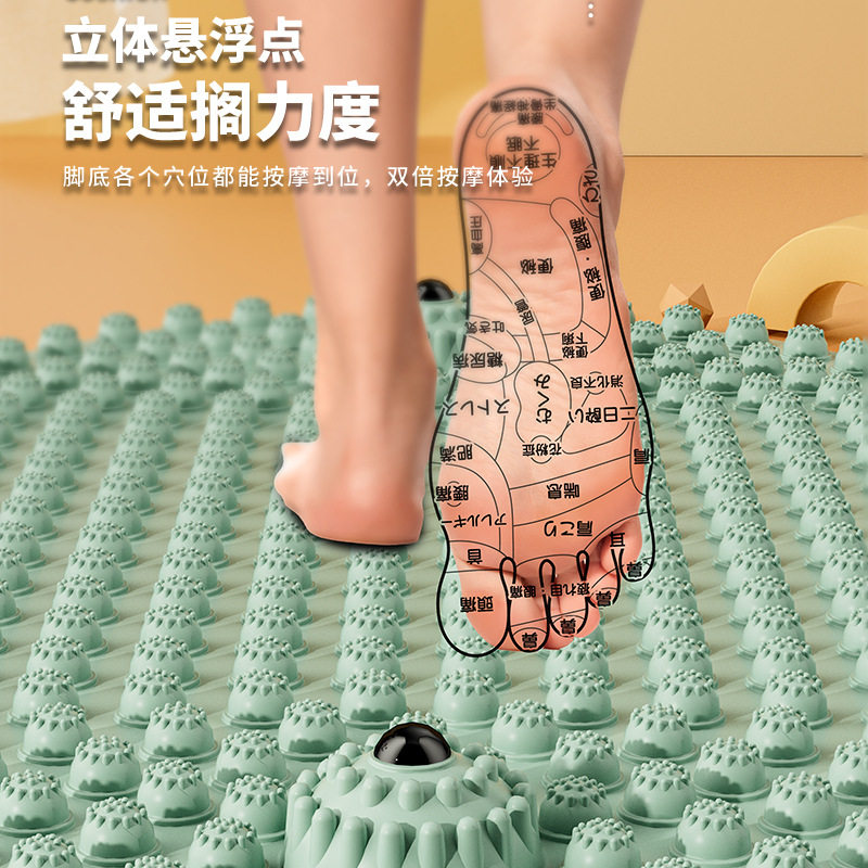 指压板足底穴位按摩垫通经络硅胶趾压板足疗养生硅胶指压板
