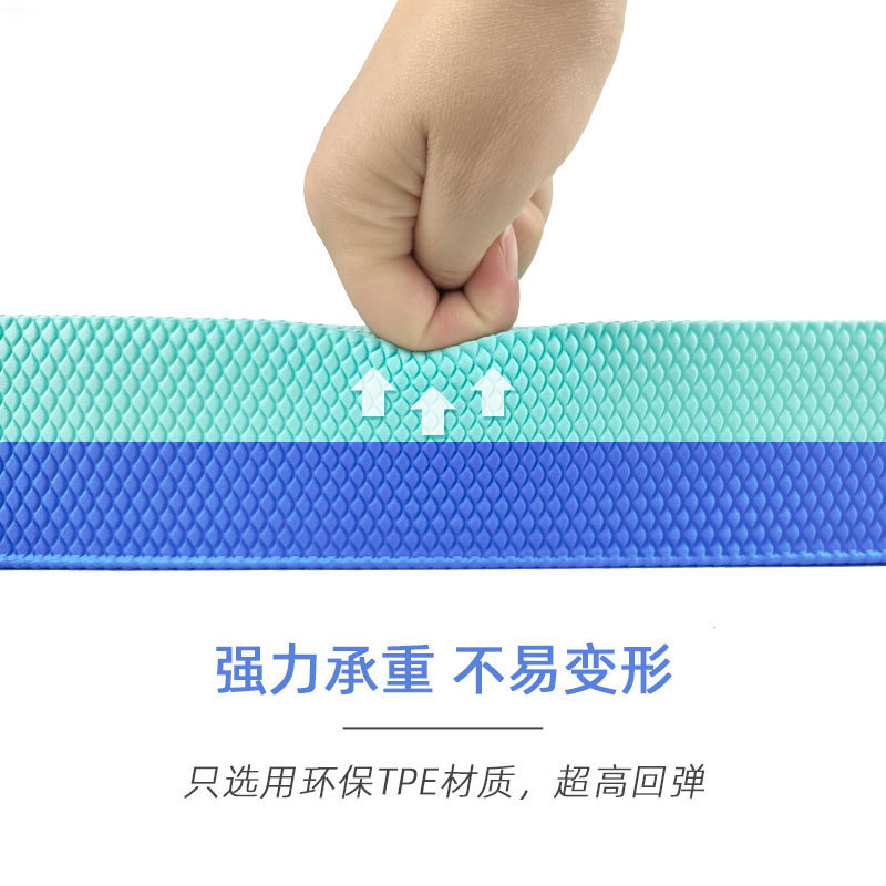 包邮TPE双色健身脚踝康复训练软塌防滑减震健身垫平衡软垫