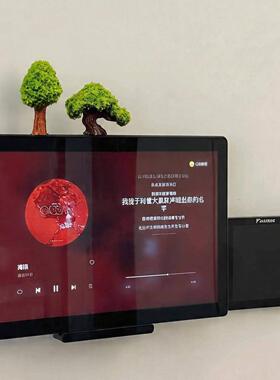 发财树摆件客厅桌面玄关可视门铃装饰摆件家居好物入户装饰小摆件
